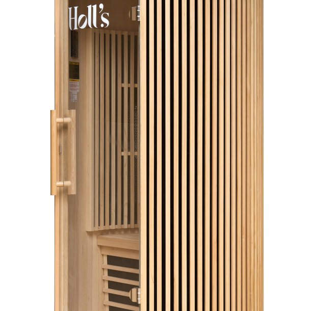 Sauna Moon Infrar&oslash;d Rund 1 plads tr&aelig;farve Holls